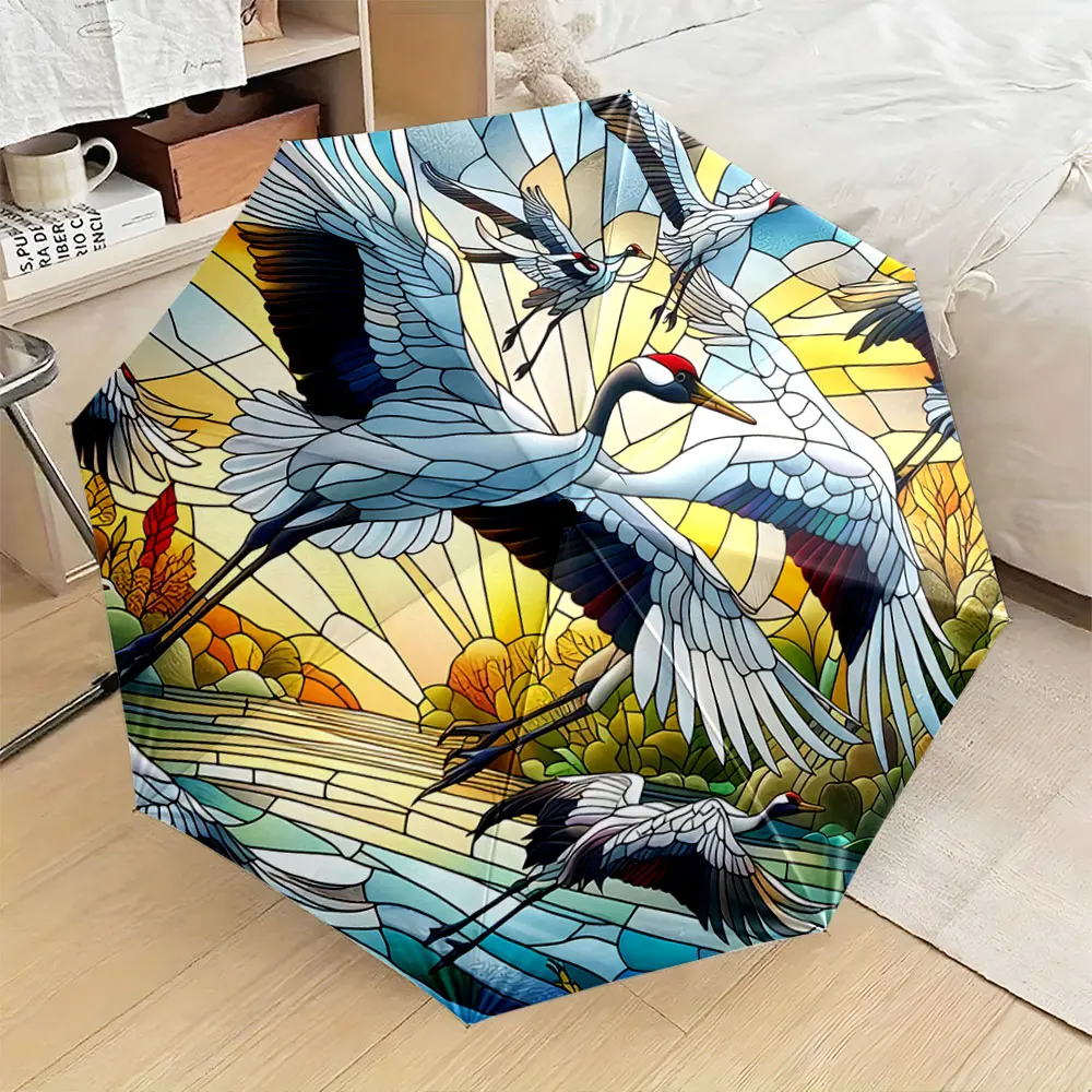 magnifique-parapluie-decore-d’un-motif-de-grue-en-verre-colore-ideal-pour-les-voyages-en-plein-air-a-la-plage-et-pour-se-proteger-du-soleil-et-de-la-pluie-il-est-portable-et-impermeable