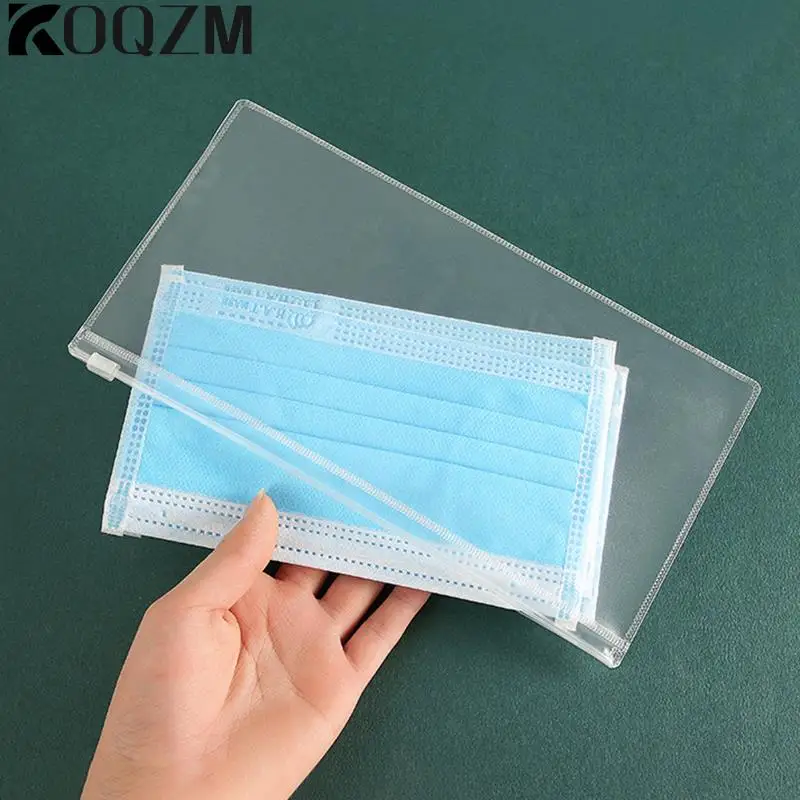 Sac de Rangement en PVC Transparent pour Classeur de Produits, Pochette Standard avec Fermeture Éclair Auto-scellante