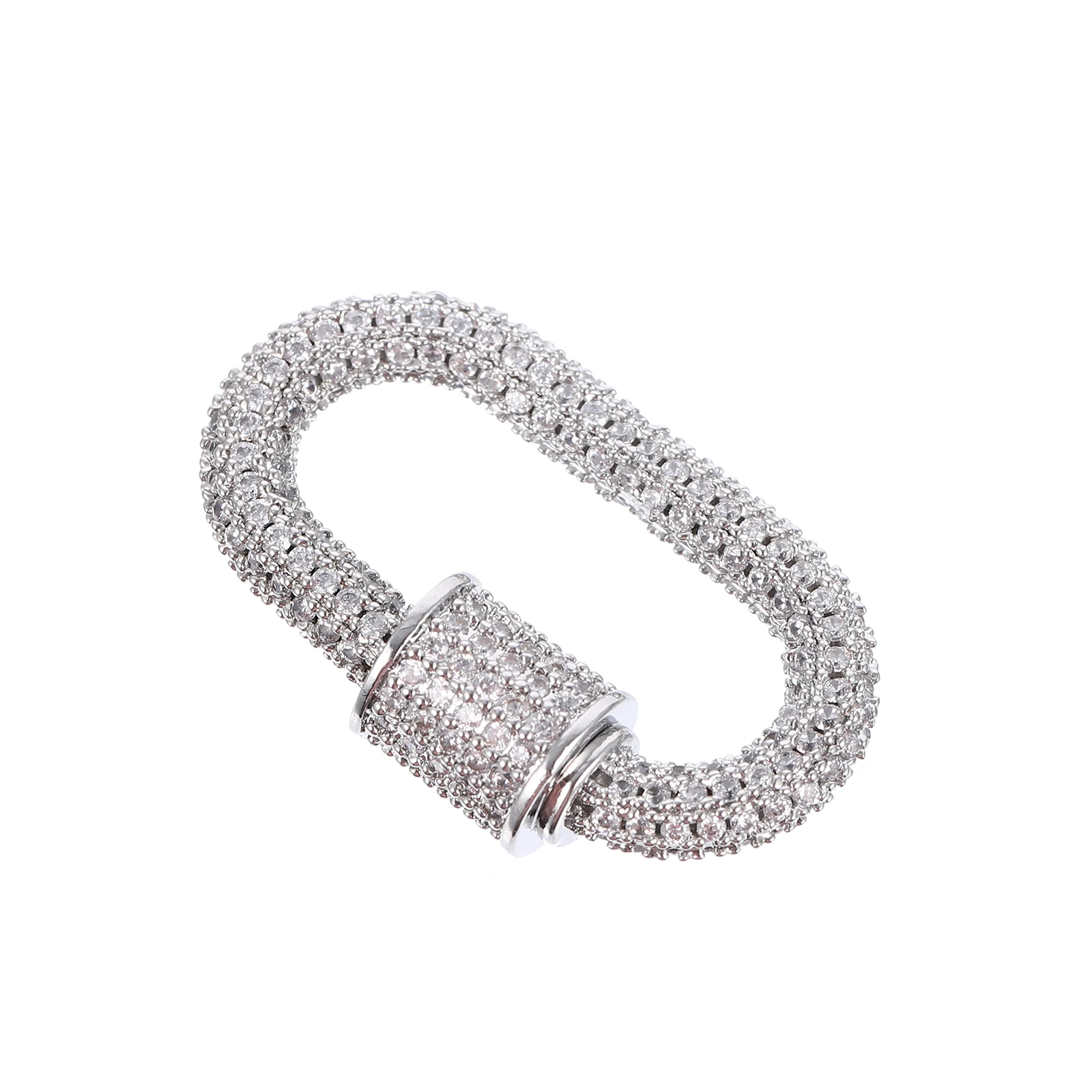 

Copper Necklace Clasp Connector Toggle Chain Carabiner DIY Jewelry Supplies Lightweight Durable Non Fading Professional