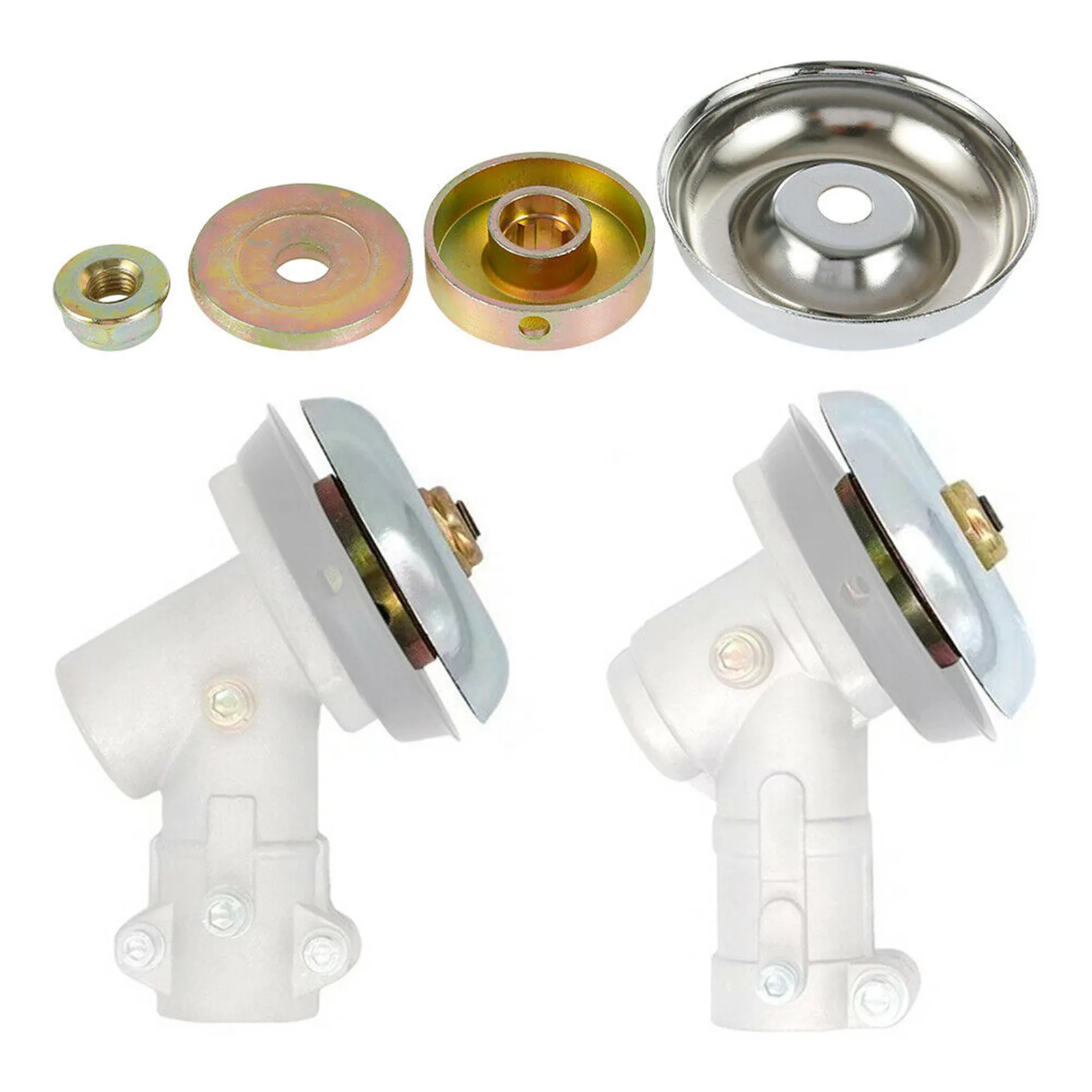 

4Pcs Outdoor Trimmer Head Adaptors Kit Lawn Mower Head Adaptor Universal