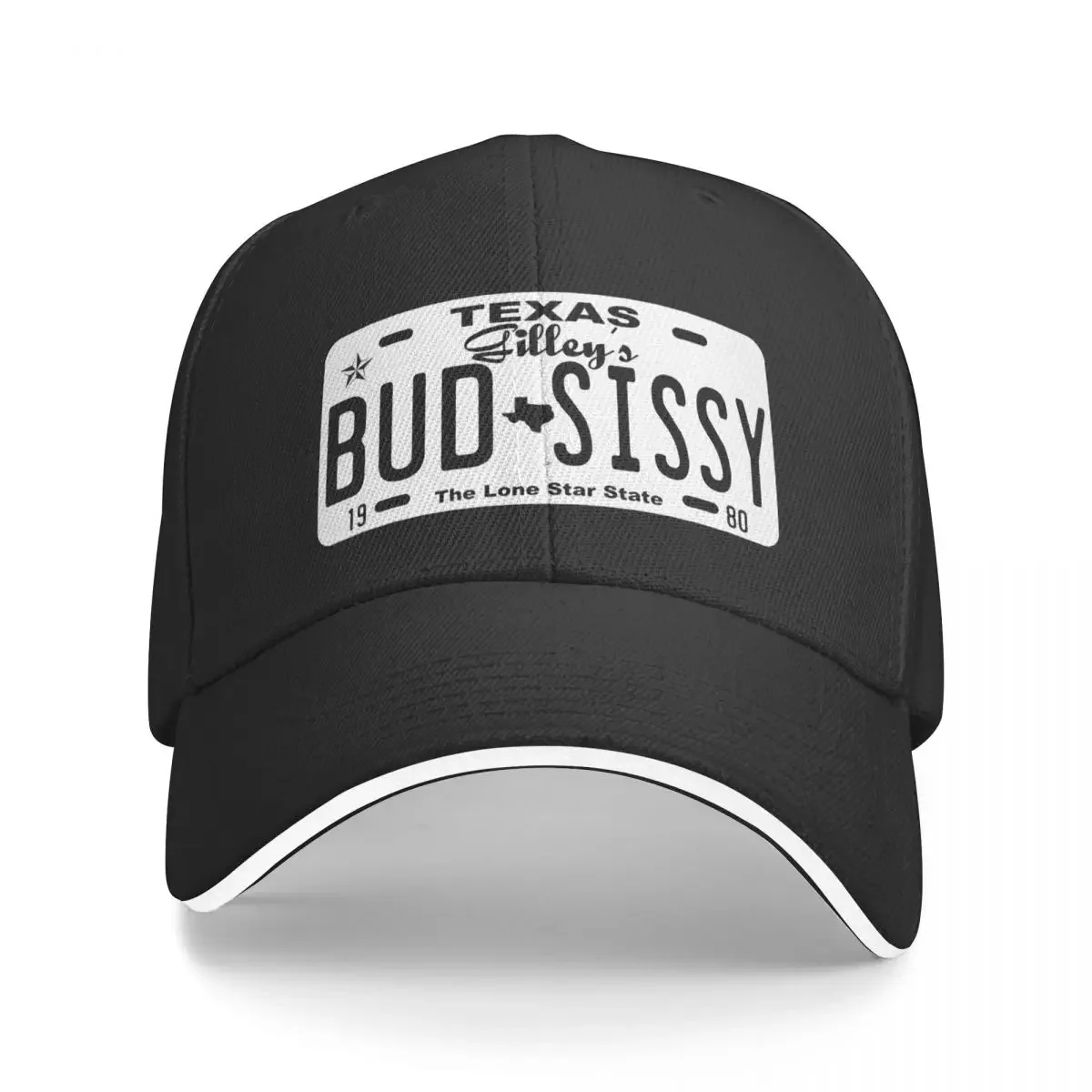 Funny Gilley's Bud N Sissy Texas Cowboy Urban License Plate Gift Baseball Cap summer hat Anime Hat Male Women's