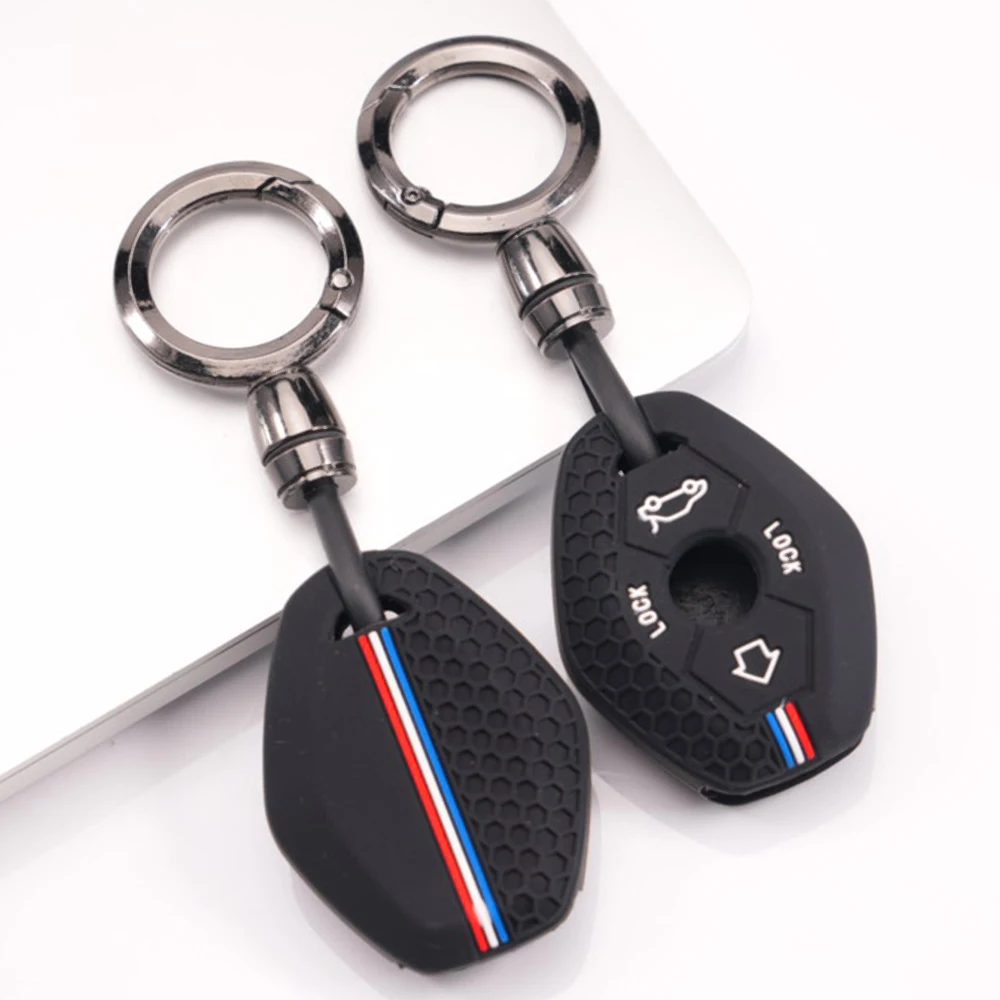 Smart Key Shell With Lanyard For BMW 1 Series 2 Series 3 Series 4 Series 5 Series 7 Series X1 X2 X3 X4 X5 X6 Z4 M3 M5 Non Slip