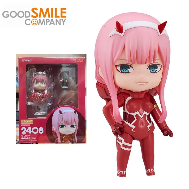 GSC Good Smile Original Nendoroid DARLING in The FRANXX Anime Figure Zero Two 2408 Action Figure Toys for Boys Girls Kids Gifts