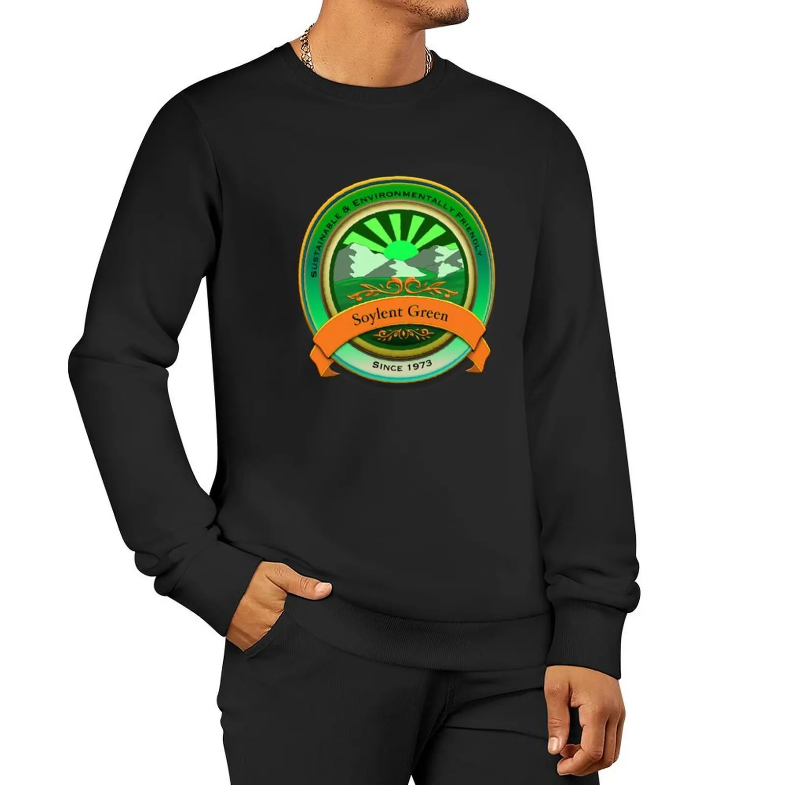 Soylent Green - Sustainable & Environmentally Friendly since 1973 Pullover Hoodie anime clothing aesthetic sweatshirts