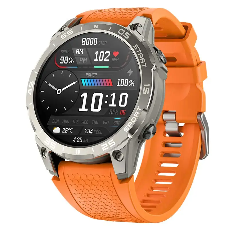 Nowy zegarek damski z amolowanym inteligentnym zegarkiem dla mężczyzn moda sportowa IP68 wodoodporny zawsze na wyświetlaczu BT Call Smart Watch For