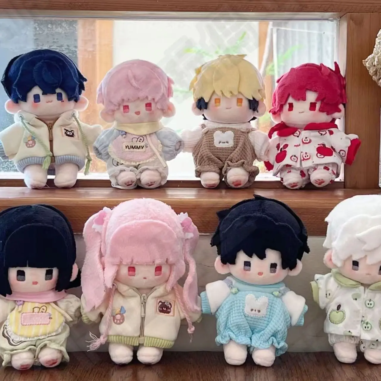 

10CM Link Click Anime Plush Doll Body with Skeleton Cheng Xiaoshi Lu Guang Qiao Ling Cosplay Dress-up Clothes Toy Christmas Gift