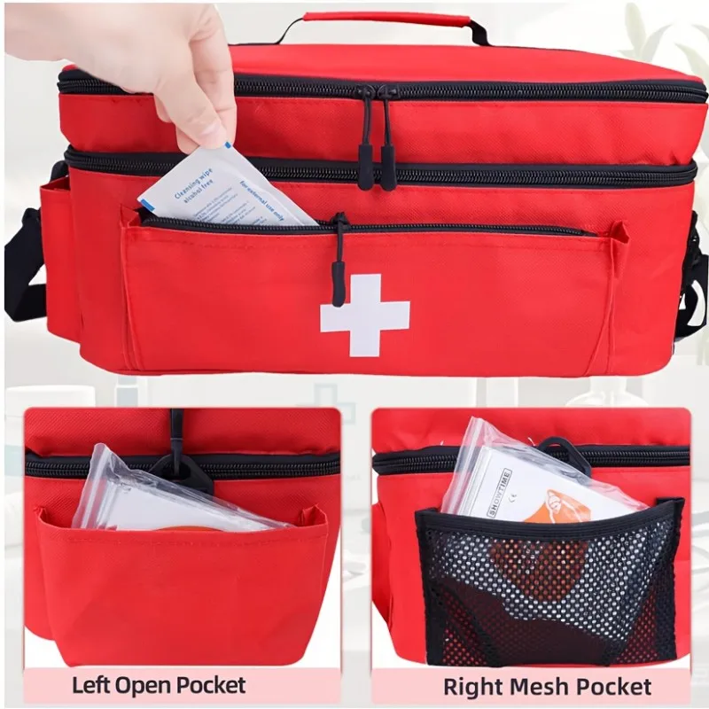 

Travel Medicine Storage Bag Medication Organizer Pill Bottle Holder Home Drug Organization Medicine Pouch