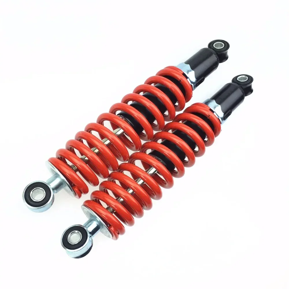 2pcs.For Motorcycle Modified Four-wheeled Go Kart ATV Before and After Bold Shock Absorber Rear Shock Absorber Spring 280MM