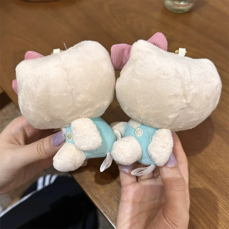 Kawaii Kt Gatto Peluche Ciondolo Seduta Laterale Kt Gatto Peluche Carino Zainetto Appeso Decorazione Zaino Regalo Simpatico Peluche