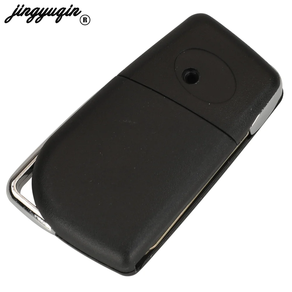 jingyuqin 2/3 Button For Toyota Carrolla AYGO Verso Avensis Citroen C1 Peugeot 108 Filp Remote Car Key Fob 433MHz H/G Chip