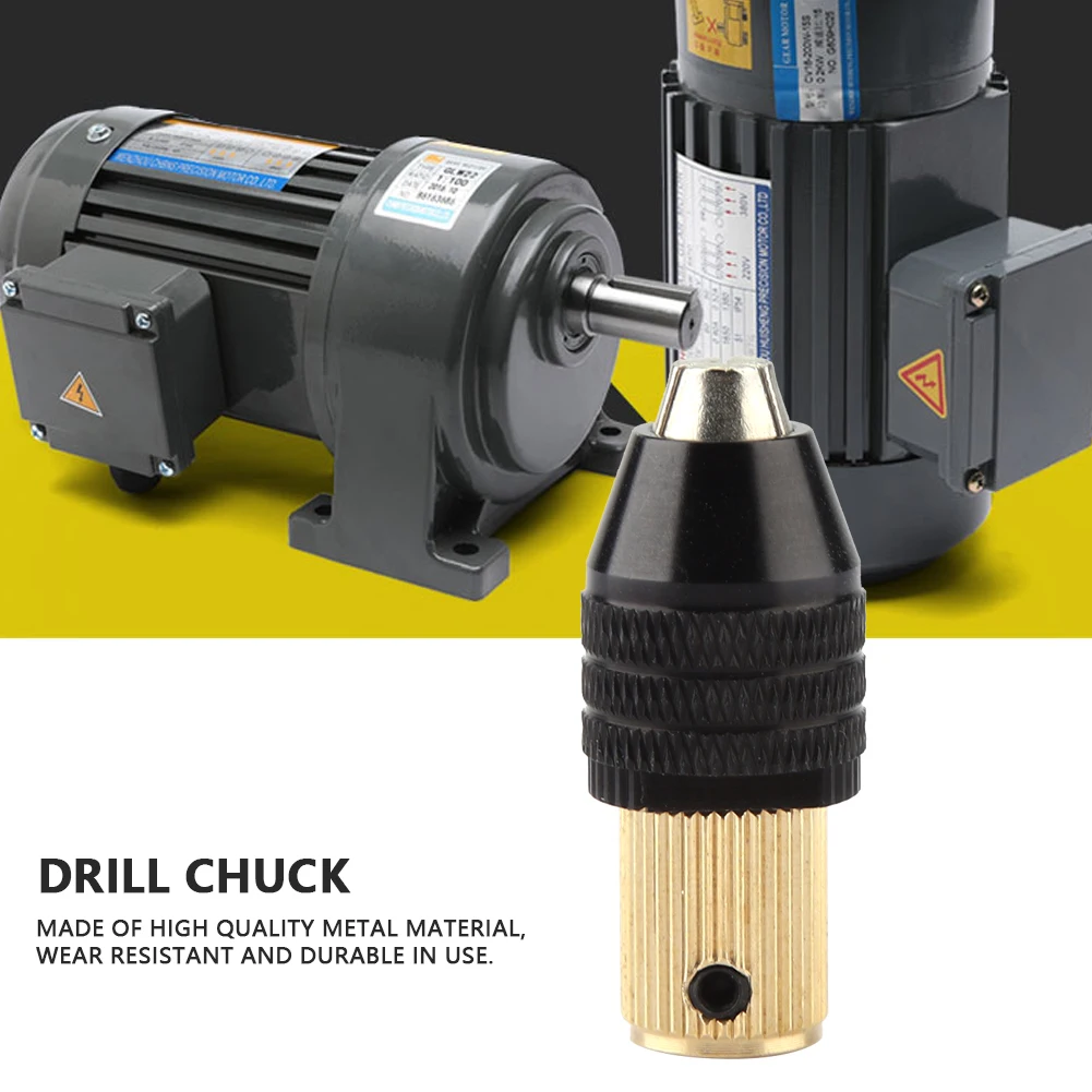 

Drill Chuck Miniature Self Tightening Chuck Mini Electric Drill Accessories 0.3-3.4mm Rotate Tool Chuck SelF Tightening Chuck
