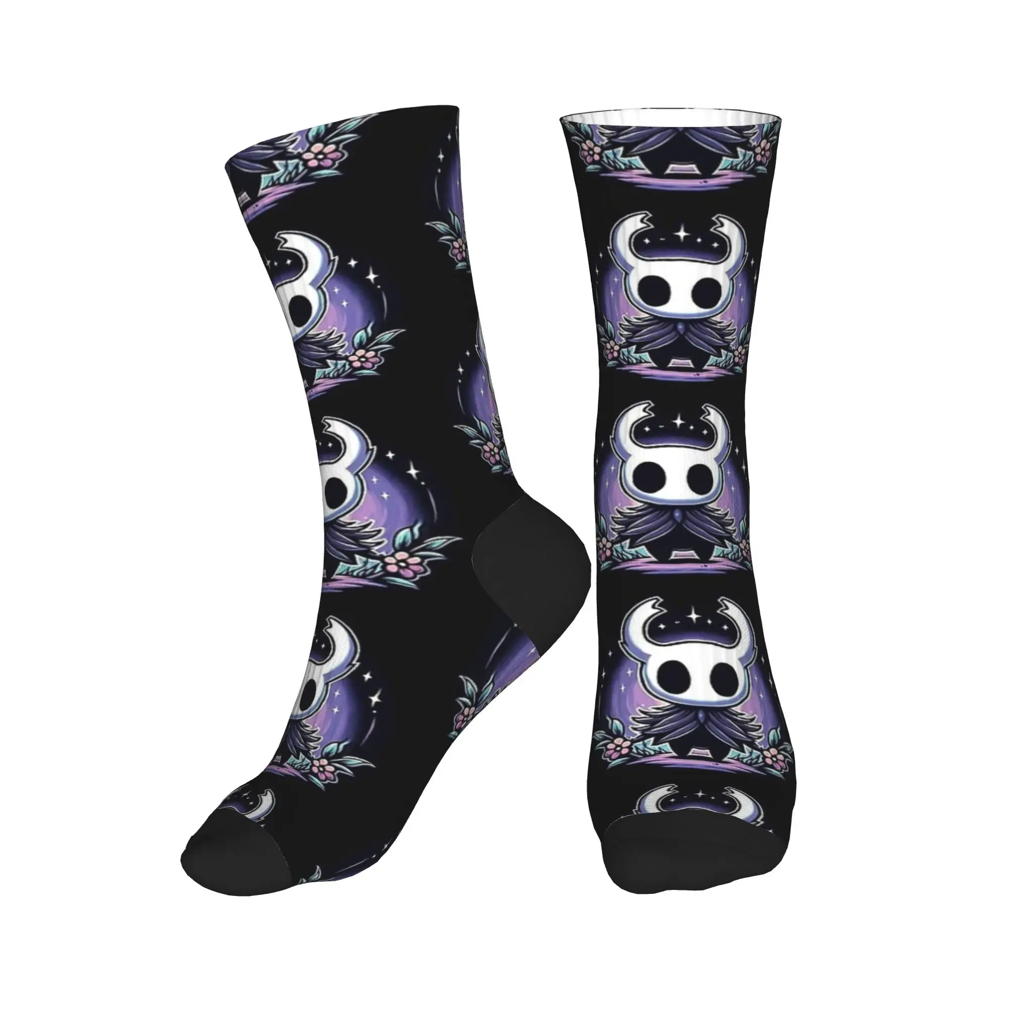 Hollow Knight In the Grass Socks  Fashion Stockings Winter Anti-Slip Women Men Socks Breathable Design Cycling Socks - view 2