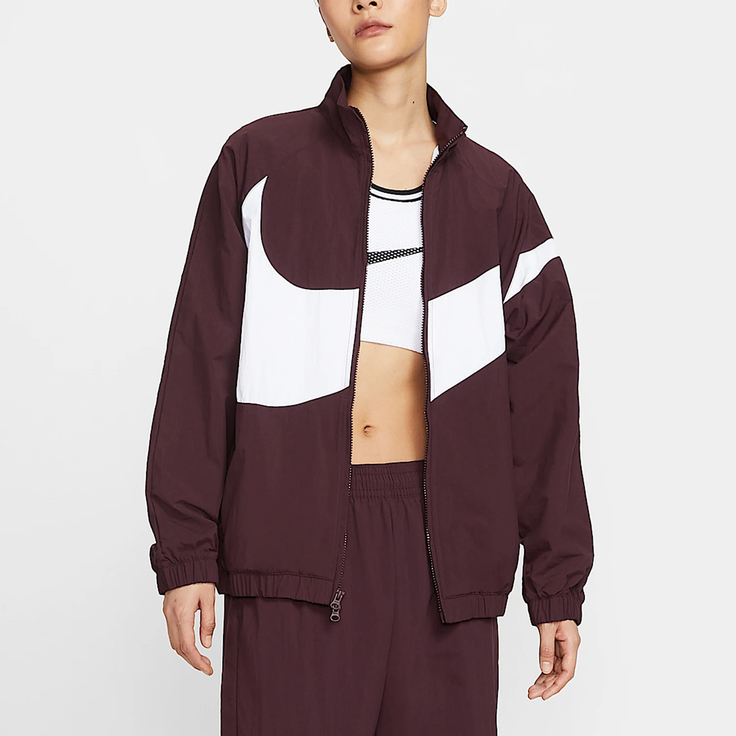 

Оригинальная женская спортивная модная куртка Nike Sportswear с воротником-стойкой HV4108-652