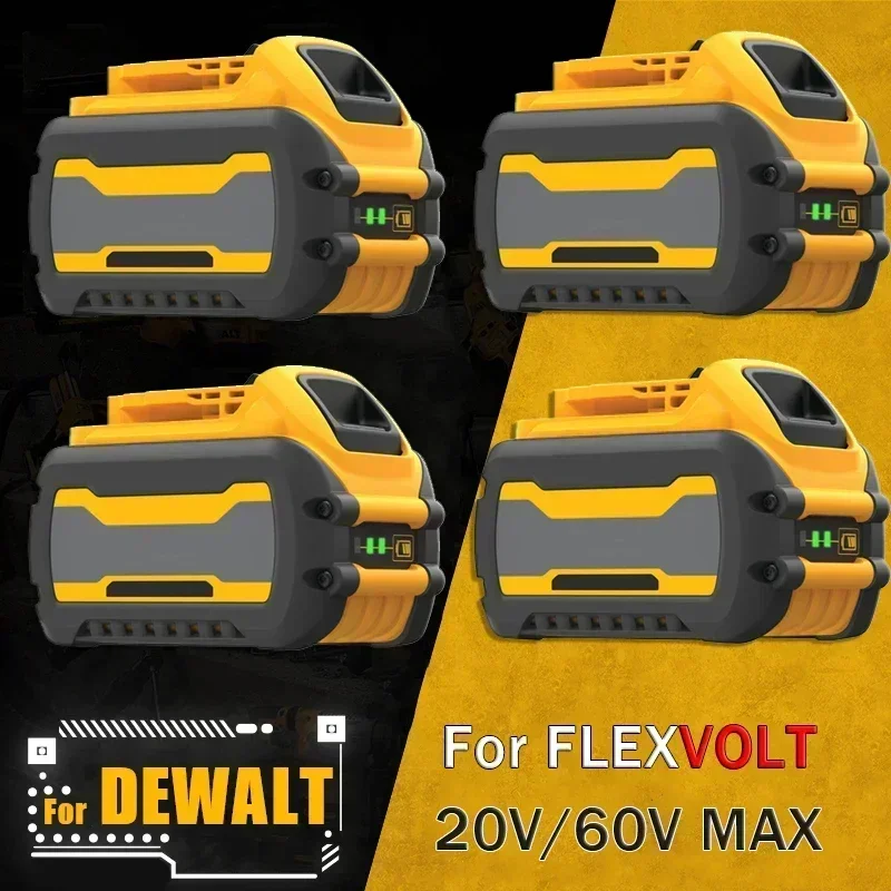 디월트 FLEXVOLT 배터리, 최대 배터리, 디월트 20V, 60V, 9Ah DCB609 리튬 이온 DCB606 DCB612 DCB609 DCB205 DCB200 DCB182