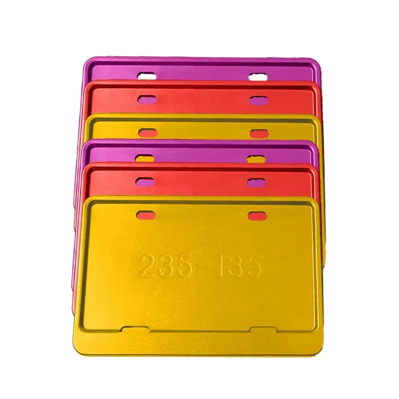 Durable Universal Motorcycle License Plate Holder; License Plate Frame Accessory for Motorbike Retrofit
