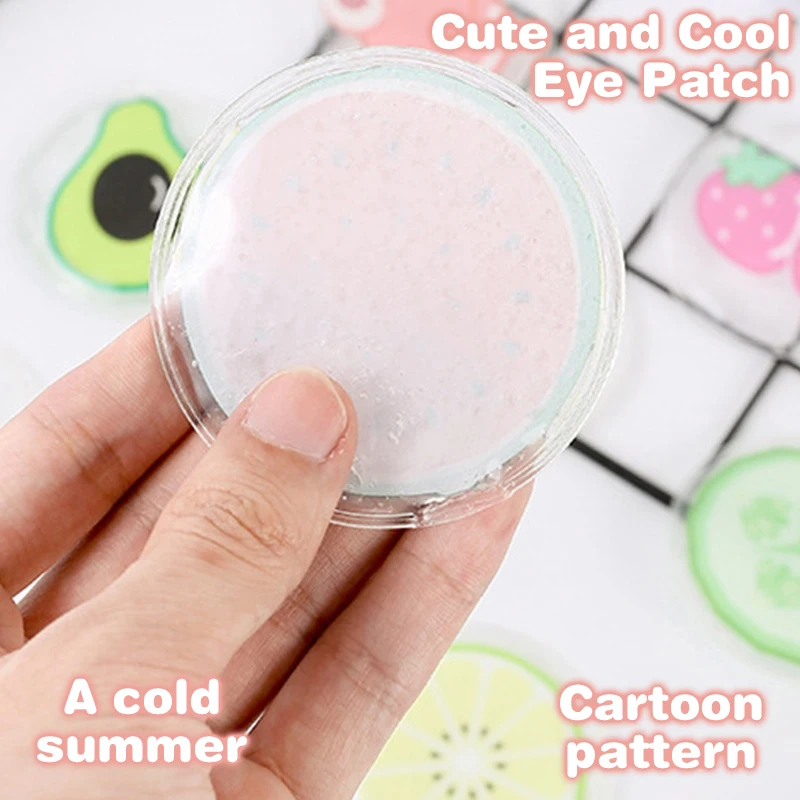 Ice Cooler Patch PVC Gel Ice Eye Mask Summer Cooling Fruit Ice Compress Cooling Ice Packs