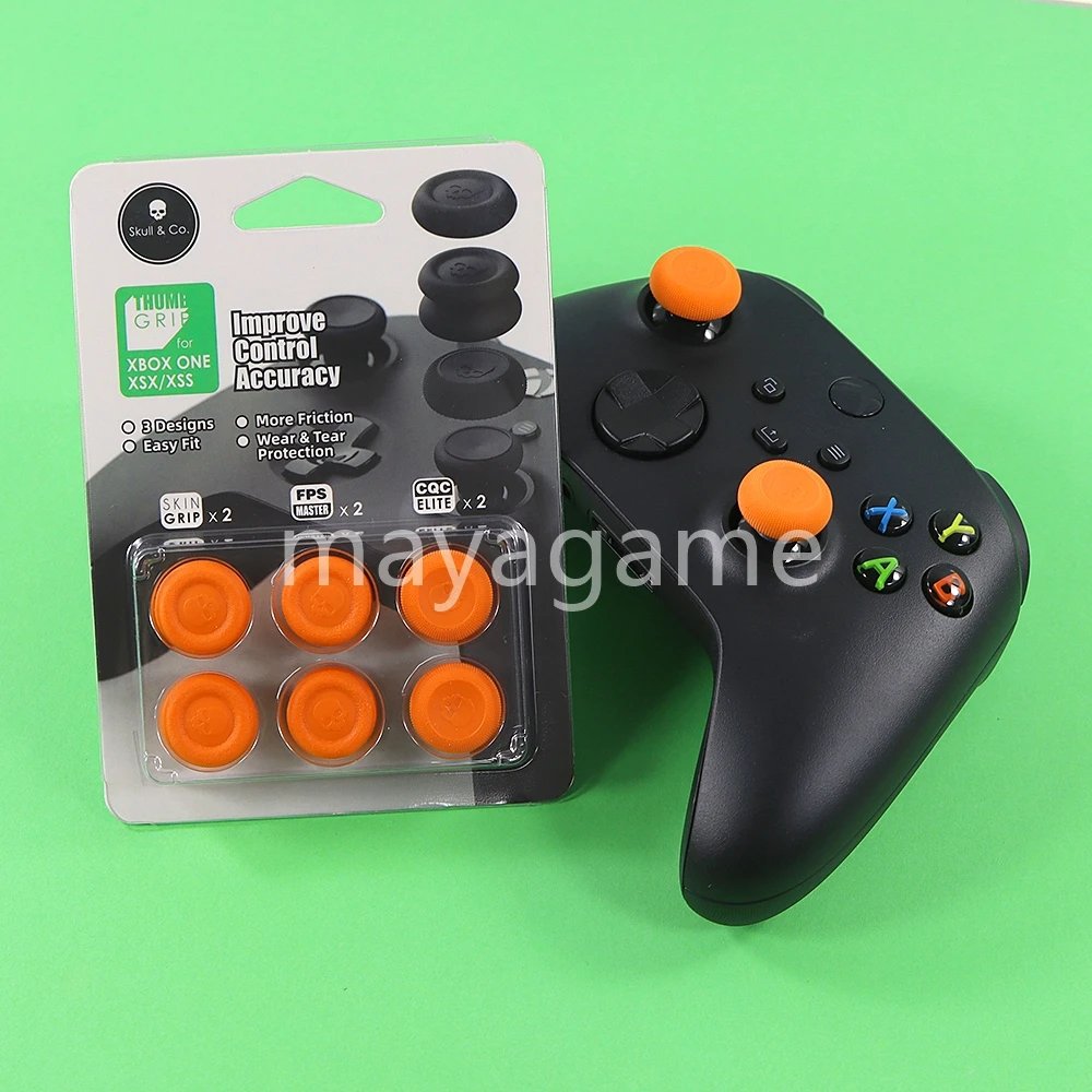 1 Satz Joystick kappe Daumens tiel abdeckung rutsch fester Griff Schädel wippe Knopf kappen für Xbox One Xbox One s Xbox Serie