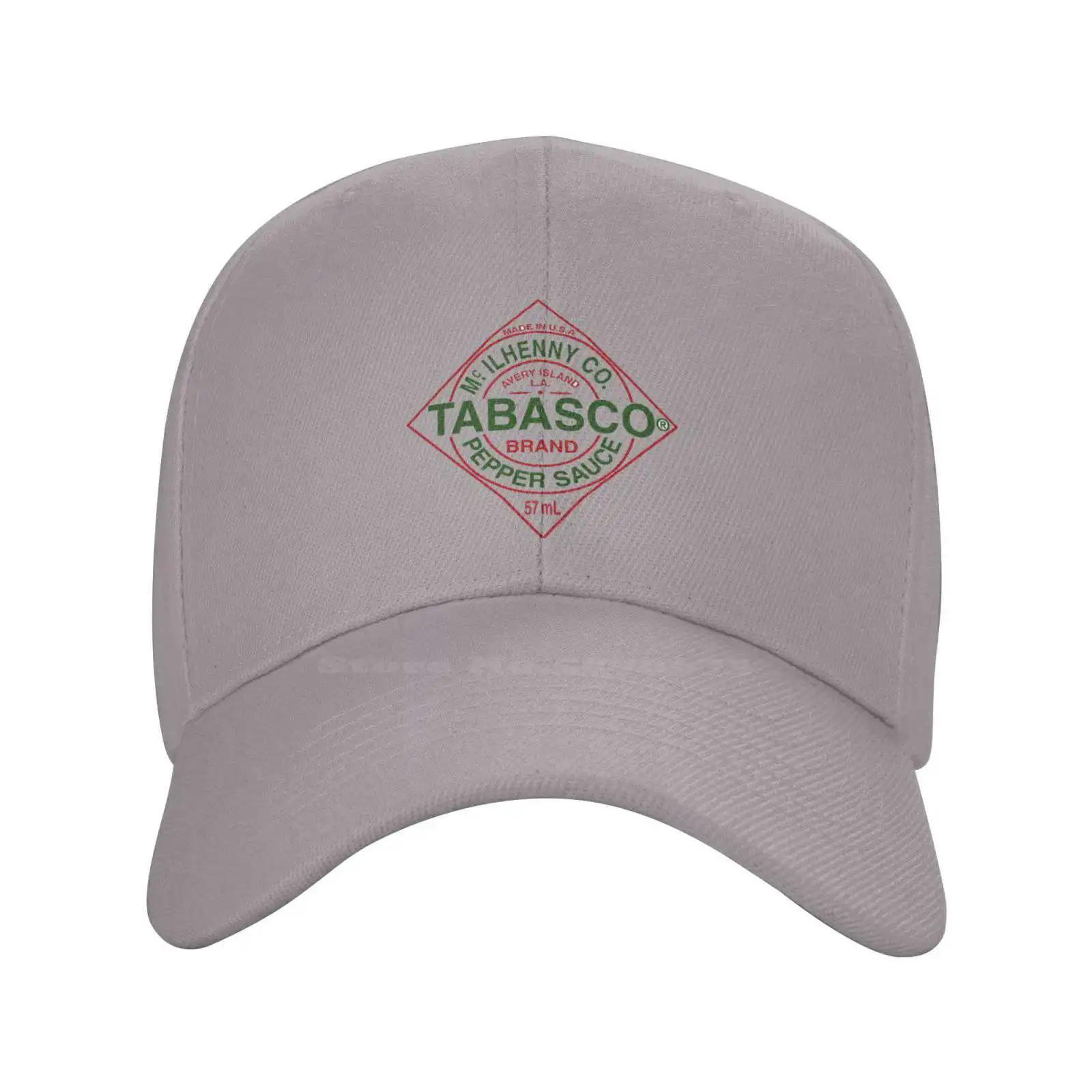 Tabasco Logo Print Graphic Casual Denim cap Knitted hat Baseball cap