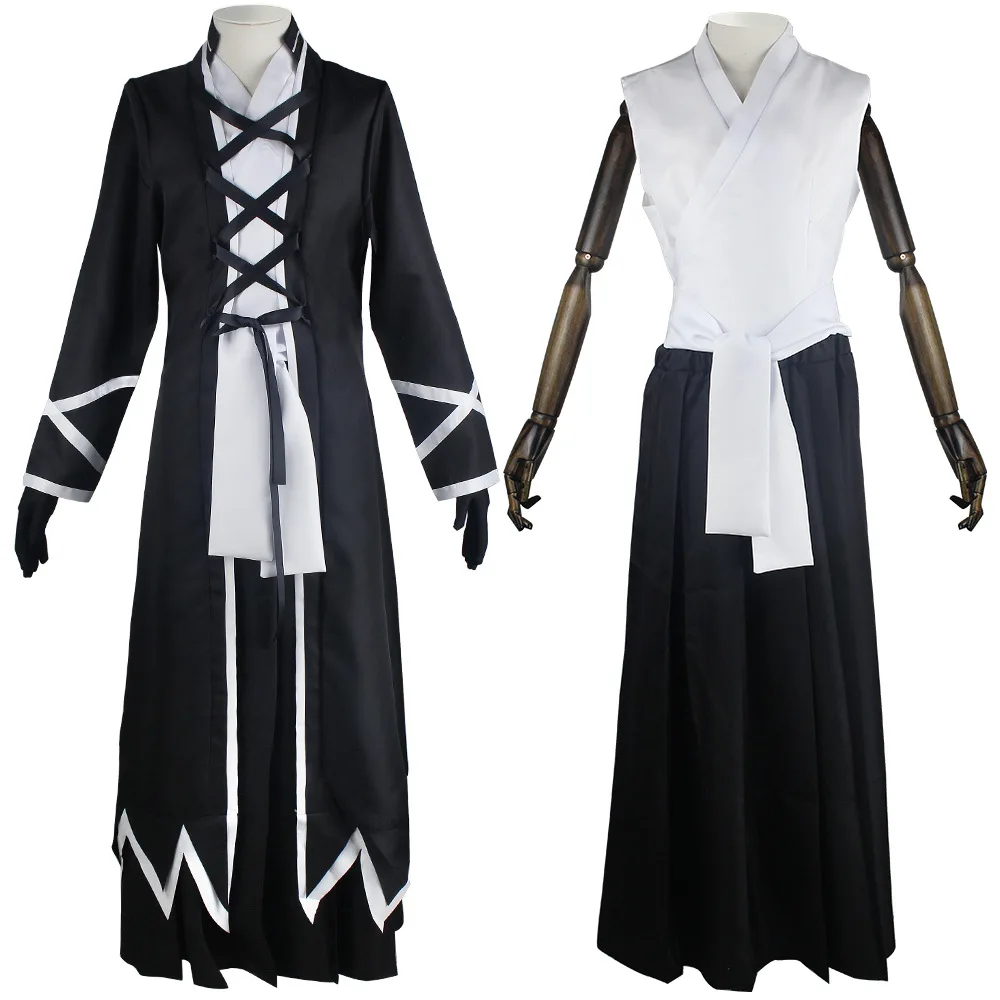 

BLEACH Kurosaki Ichigo Cosplay Costume Black Kimono Uniform Thousand-Year Blood War Shinigami Attire for Men Halloween Uniform