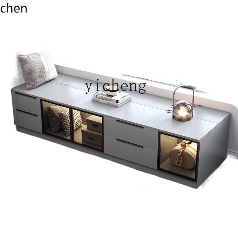 YFY  Windows and Cabinets Locker Bedroom Windowsill Floor Cabinet Low Cabinet Can Sit Tailstock