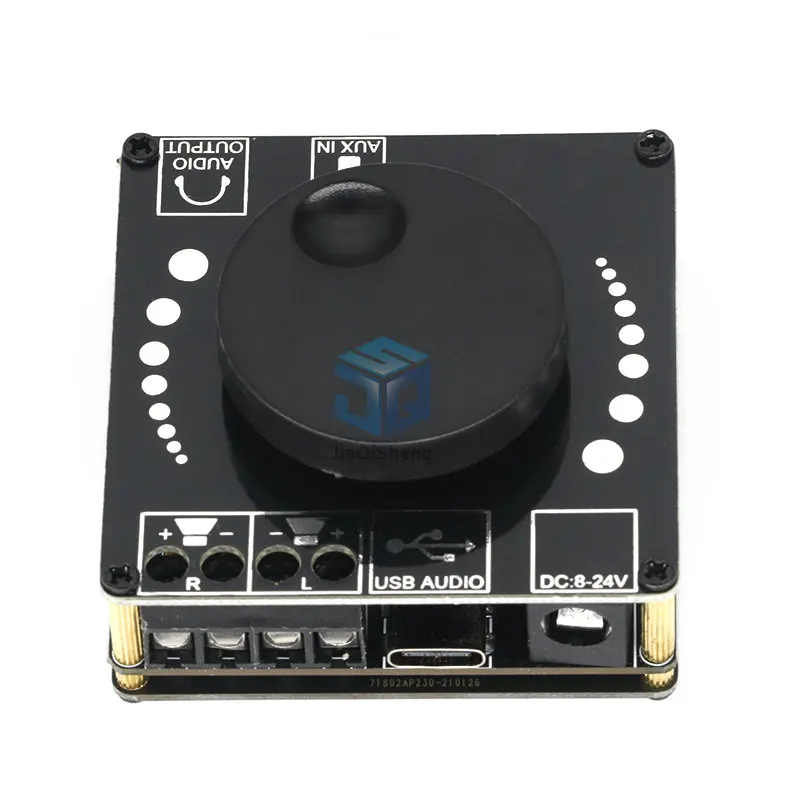 AP15H Bluetooth 5.0 20W+20W Power Digital Amplifier Stereo Board AMP Amplificador Home Theater 12V 24V 3.5mm AUX USB