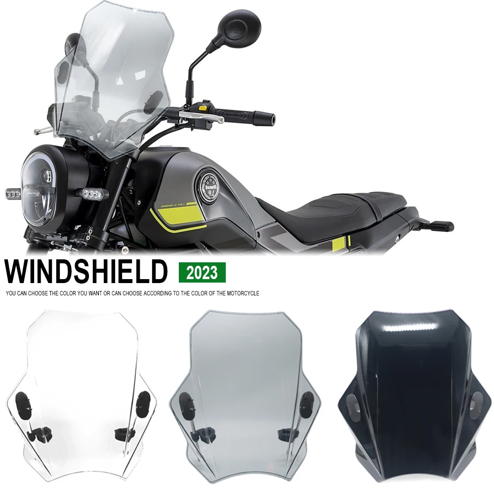 

Universal Motorcycle Windscreen Windshield For Benelli LEONCINO 250 LEONCINO 500 LEONCINO 800 2016-2022