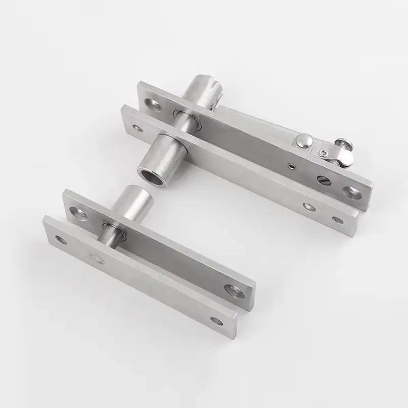 

1Set Stainless Steel Heavy Duty Door Hinges 360° Rotary Invisible Hidden Door Pivot Hinges Install Up and Down Loading 150KG/Set