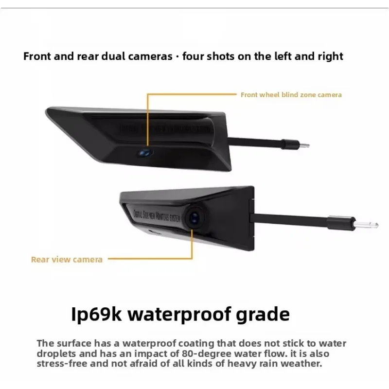 

New Arrival BSD Parking Assist HD Night Vision Electronic Mirror IPS Screen Automotive Video Recorder Rain Fog Prevention For