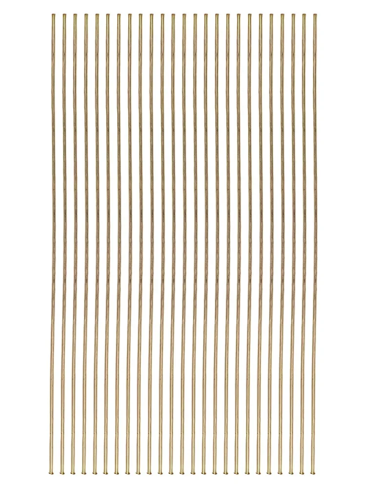 25PCS Brass Brazing Rods 250mm for Oxyacetylene Torch Work Suitable for Carbon Steel Alloy Steel and Copper Alloy Repairs