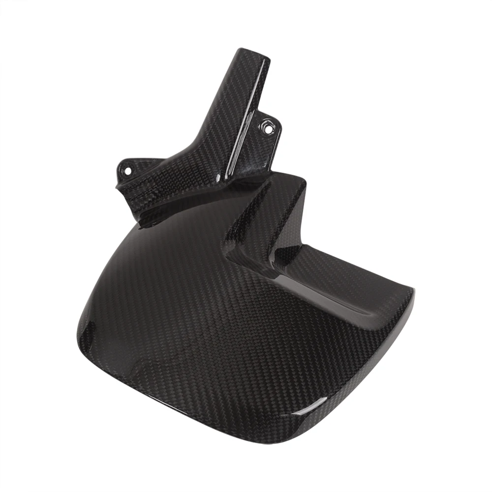 Carbon Fiber Rear Hugger Mud Guard Fender Twill For Triumph Rocket III 2020 2021 view 3