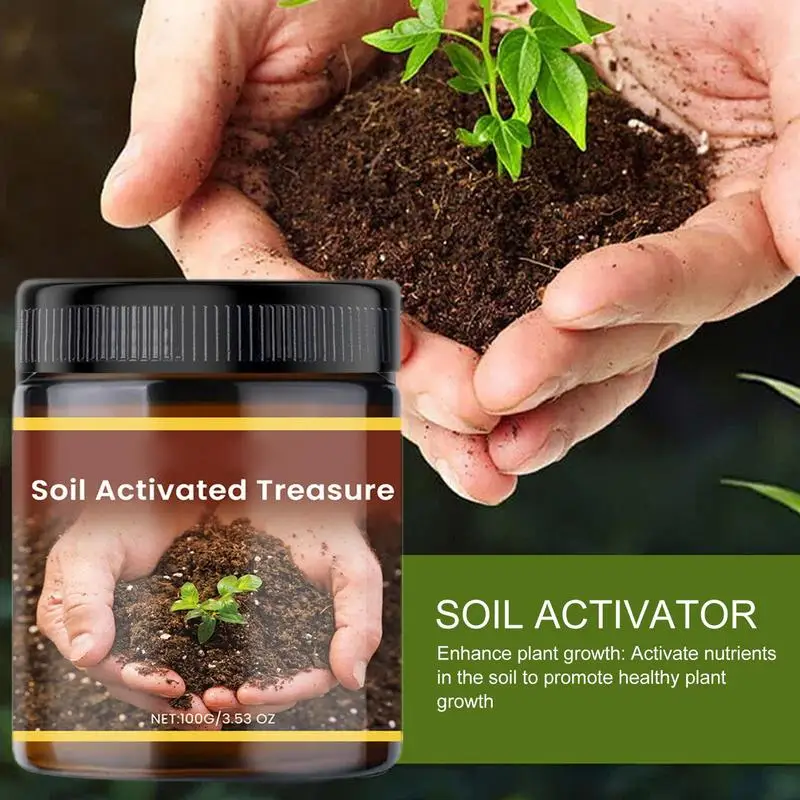 Soil Softener Rooting Plant Nutrition 100g Plant Nutrition Fertilized Soil Nutrition Organic Plant Fertilizer Loosen Potting