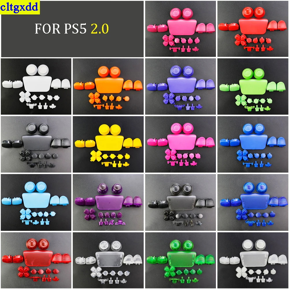 

cltgxdd 1 set FOR PS5 controller 2.0 BDM-2.0 V2 complete set of ABXY D-Pad L1 R1 L2 R2 trigger button key parts