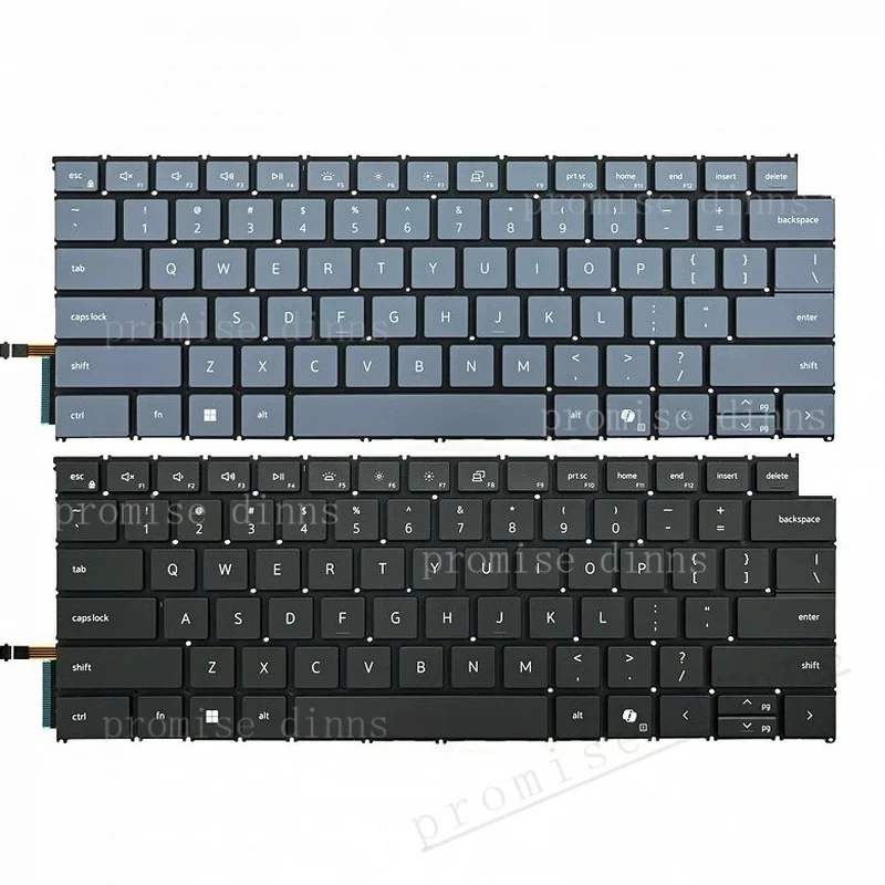 M   New for Laptop US Keyboard AI for Dell 14 Plus 2-in-1 DB04250 DB04255 P198G Backlit