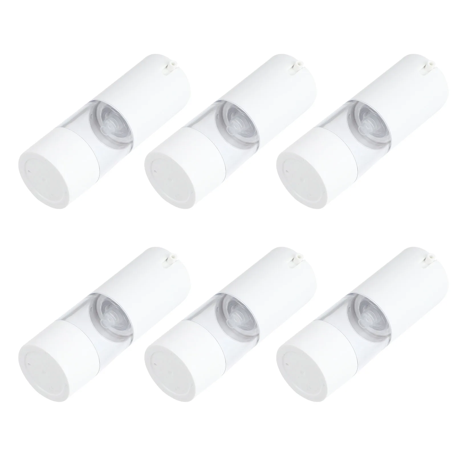 

6Pcs 80ml Empty Lotion Dispenser Bottles Clear Travel Cosmetics Containers Safe Storage
