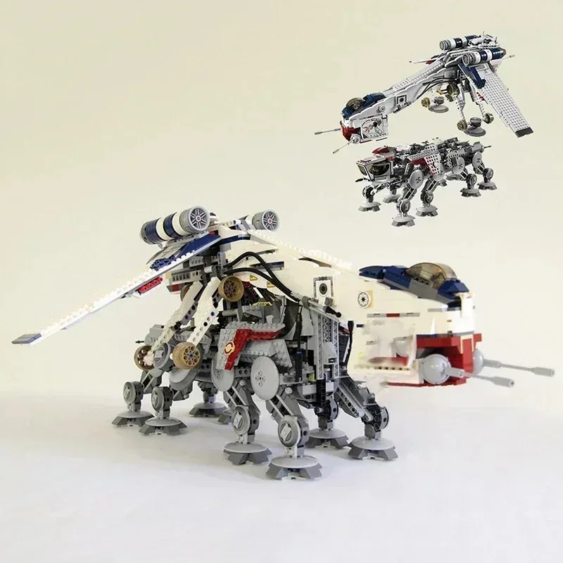 10195 جمهورية دروبشيب مع AT-OT ووكر لعبة مكعبات البناء للأطفال أفضل هدايا عيد الميلاد وهدايا الحفلات #3