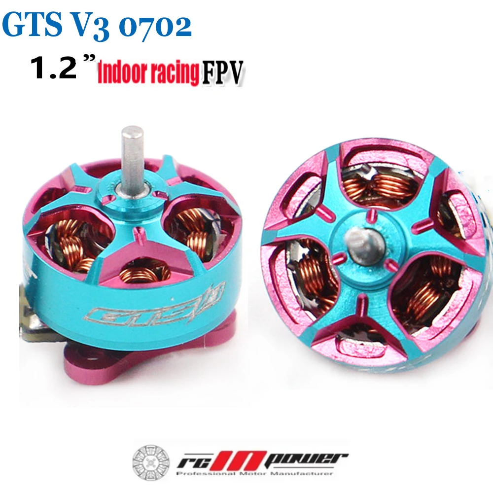 1/4PCS RCINPOWER GTS V3 0702 29000KV FPV Micro Brushless motor For RC 1.2inch propeller  Freestyle Tinywhoop Racing Drone