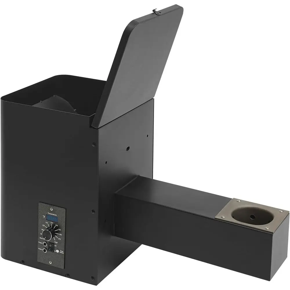 

14 Pellet Grill Hopper Assembly Kit with Adjustable Temperature Control for BBQ, Smoke, Bake, and Roast
