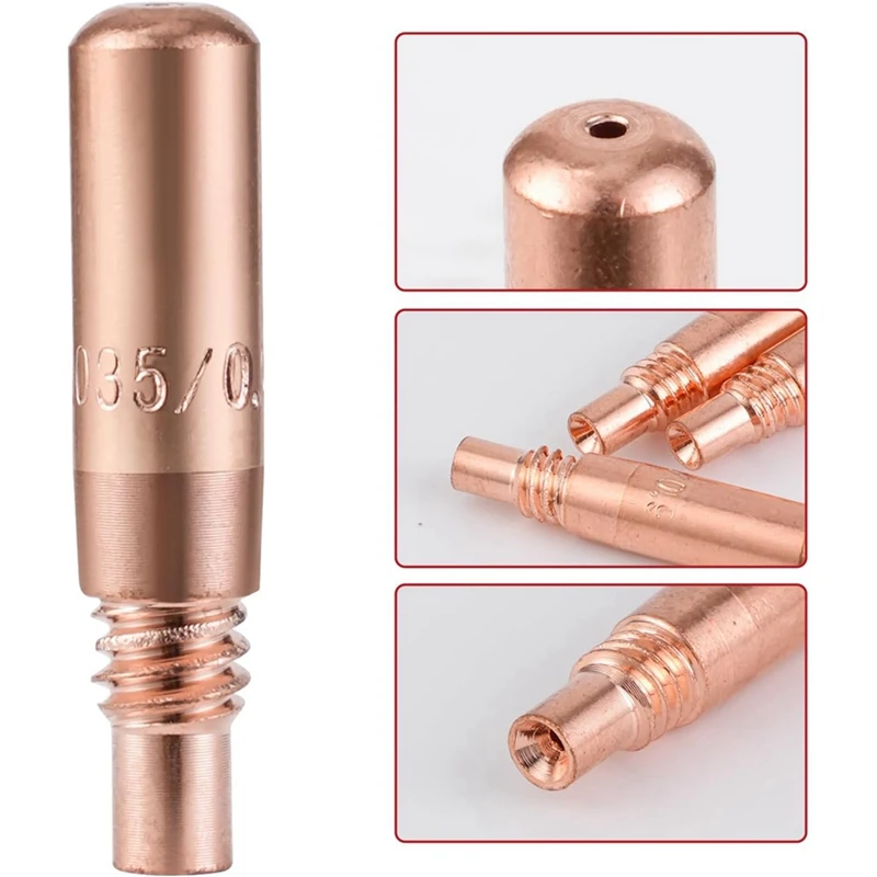 50Pcs MIG 용접 접촉 팁 0.9Mm 밀러 MDX 시리즈 MIG 토치 밀러 MDX 디퓨저 D-M100 D-M250 T-M035-AT64 사용