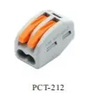 سلك كتلة المشبك كابل طرفي ل 215 موصلات كهربائية قابلة لإعادة الاستخدام موصل طرفي سلك منزلي سريع صغير #1