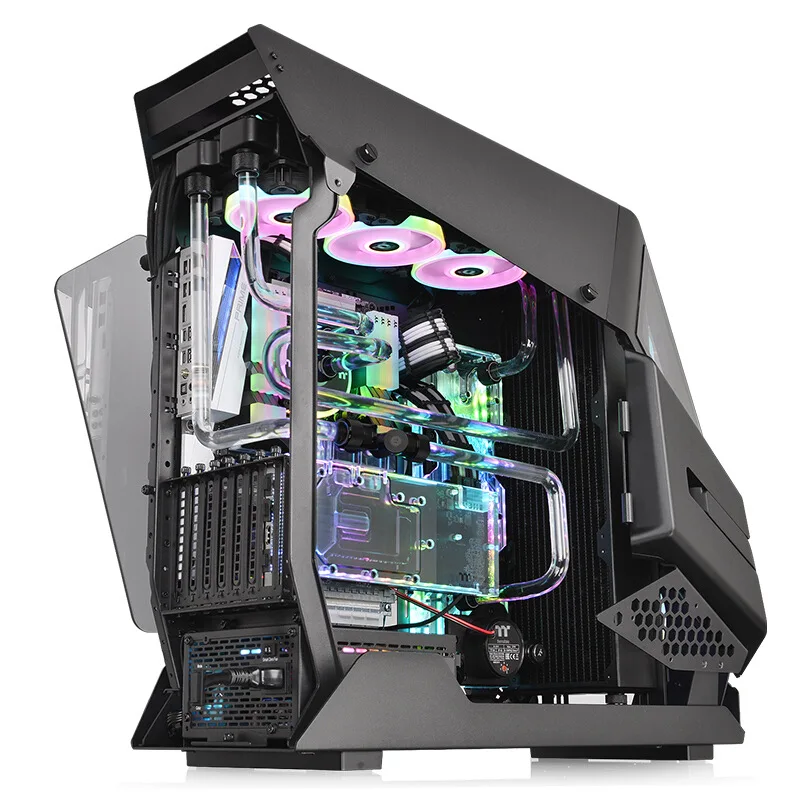 Desktop computer case, open full tower special-shaped helicopter concept water-cooled game case