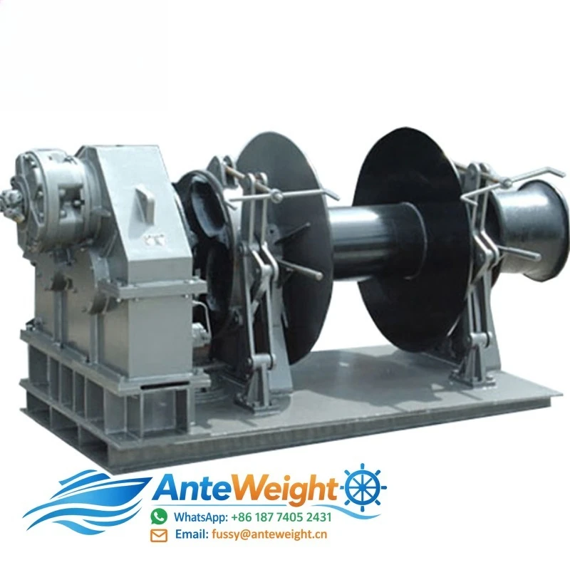 Hydraulic Single Drum Anchor Mooring Windlass Winch for Sale