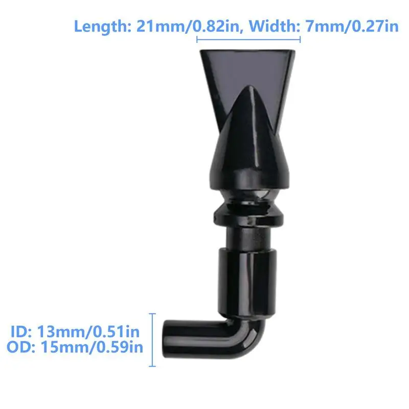 Adjustable Nozzle For Aquarium Filter Water Pump Flow Nozzle Duckbill Duck Horn Trumpet Mouth Aquarium Tank Pump Outlet Nozzle