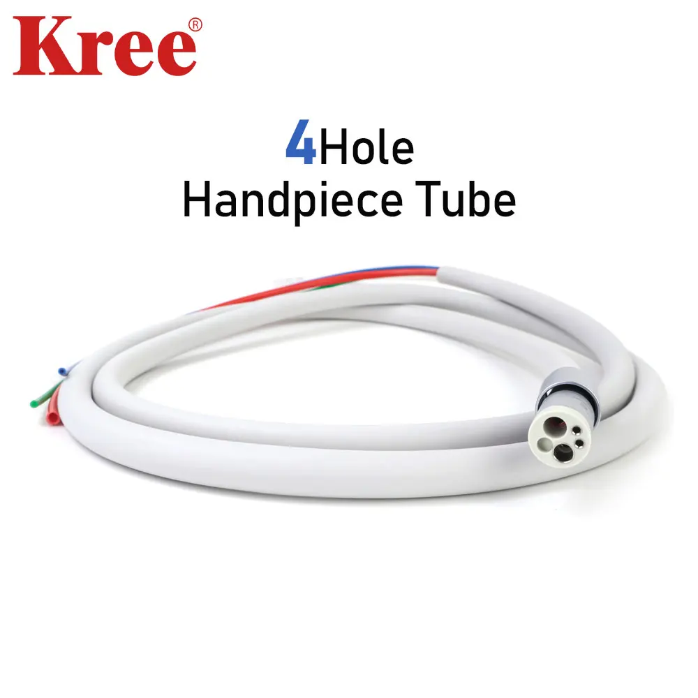 

Dental Handpiece Tube 4holes High Speed Turbine handpiece Hose Imported materials T1704 High quality Dentistry Chair spare parts