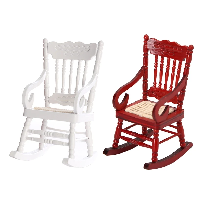 

Decorative Rocking Chair Model Simulation Furniture Children’s Hobby Collection