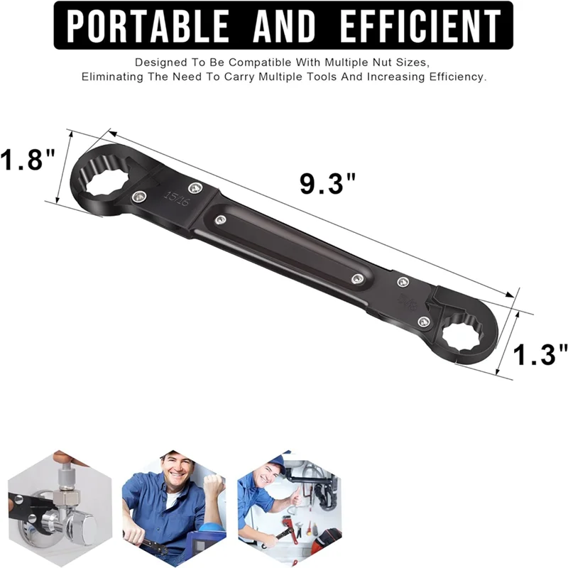 AD23-Angle Stop Wrench Kit Angle Stop Removal Tool For Installing New Compression Angle Stop C 1 PCS