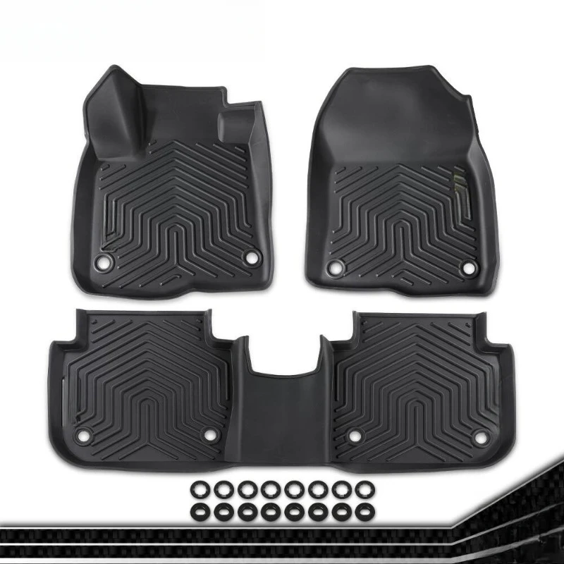 

3x Mold Floor Mats Fit For 23-24 Honda CR-V CRV All Weather Anti-Slip Liners TPE United States