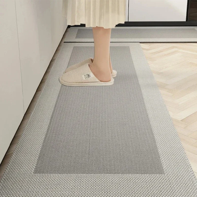 

Kitchen Carpet Diatom Mud Water-absorbing Non-slip Floor Mat Minimalist Style Home Decoration Rug Oil Absorption Can Be Cut Rugs