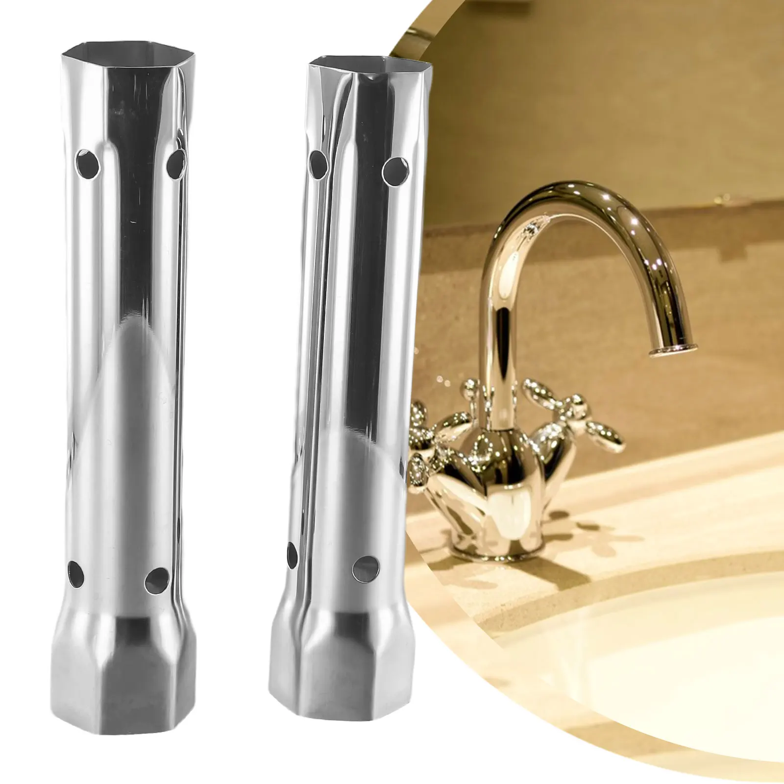 

Equipments Bathroom Garden Faucet Wrench Stainless Steel Anti-corrosion Common Faucet Installations Rust-proof Sink Strainer