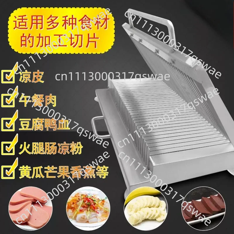 Manual Slicer Multi-function Hand Pressure Slicer Thickened Stainless Steel Vegetable Cooked Food Cutter Food Processor