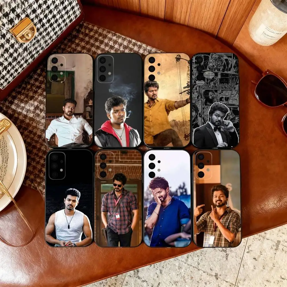 

Actor T-thalapathy V-vijay Phone Case For Samsung Galaxy A73,A72,A71,A70,A53,A52,A51,Soft Silicone Black Cover